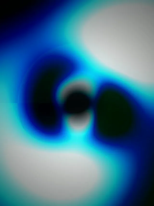 3:4 iPad Portrait 60fps Screensaver Neon Tunnel VJ Loop Cyan Orbs