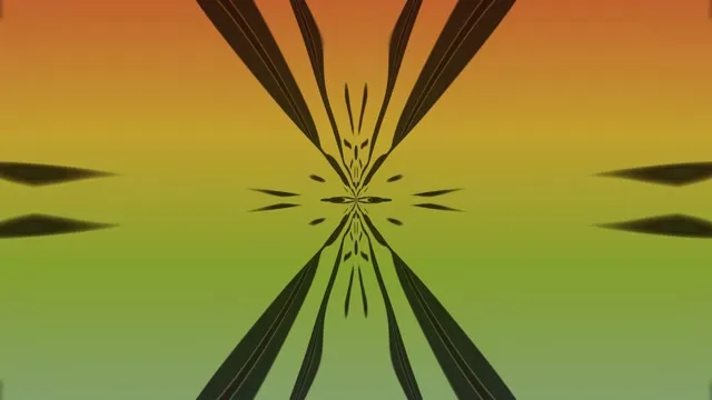 Neon Tunnel VJ Loop | Green Orange Radial Lines 4K 60fps Screensaver