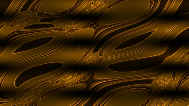 Gold Neon Tunnel VJ Loop | 4K 60fps Abstract Screensaver