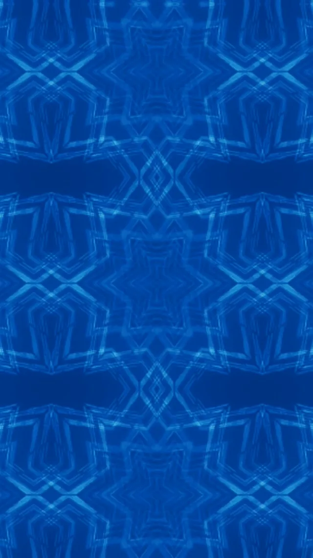 9:16 Reels 60fps screensaver neon tunnel motion background blue symmetrical pattern