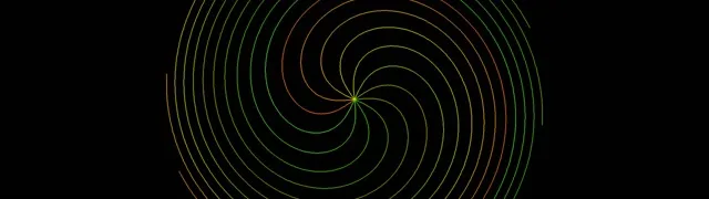32:9 Super Ultrawide Neon Spiral 60fps Live Wallpaper Screensaver