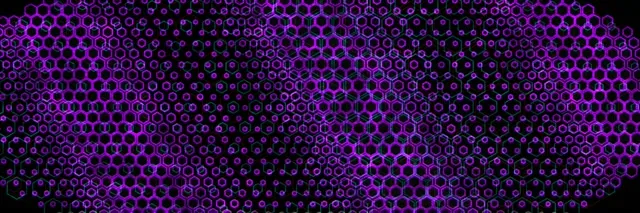 3:1 Triple Wide 60fps Screensaver Neon Tunnel VJ Animation Purple Grid Neon