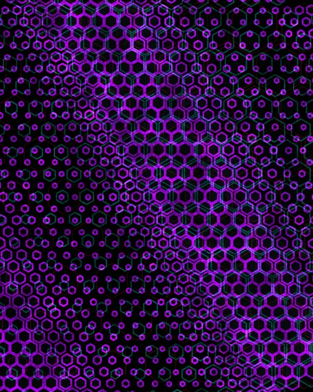 4:5 Instagram 60fps Screensaver Neon Tunnel Background Edits Purple Hexagon