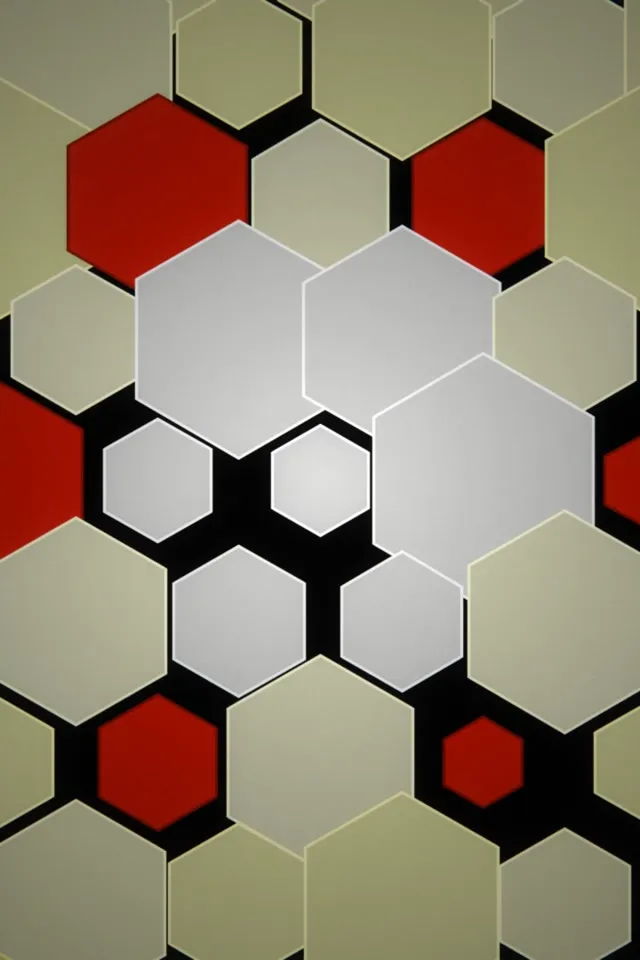 2:3 Portrait | 60fps Hexagon Screensaver VJ Loop