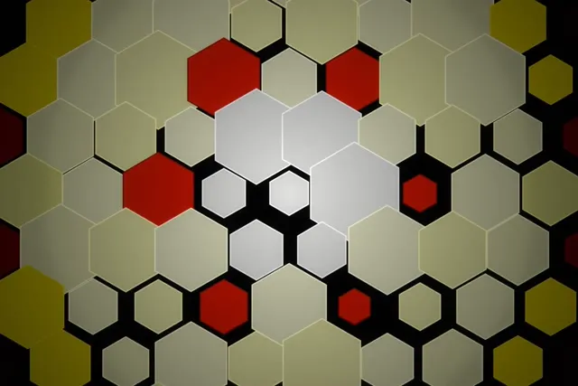 3:2 Surface | 60fps Hexagon Screensaver Motion Background