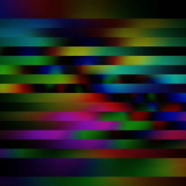 1:1 Square 60fps Screensaver - Neon Stripe Kaleidoscope VJ Background