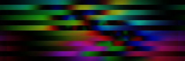 3:1 Triple Wide 60fps Screensaver - Neon Stripes Kaleidoscope VJ Animation