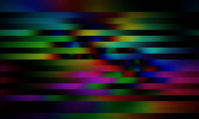 5:3 Wide 60fps Screensaver - Rainbow Neon Stripes Motion Background VJ