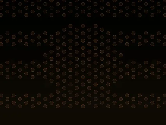 4:3 Classic 60FPS Hexagon Pattern Screensaver | VJ Animation Orange Geometric