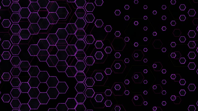 4K UHD 60fps Purple Hexagon Tunnel Screensaver Windows 10 VJ Loop