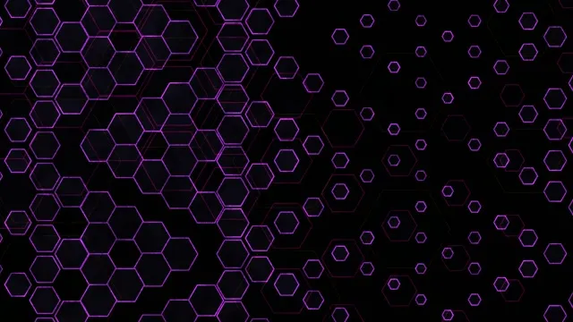 4K UHD 60fps Purple Hexagon Tunnel Screensaver Windows 10 VJ Loop