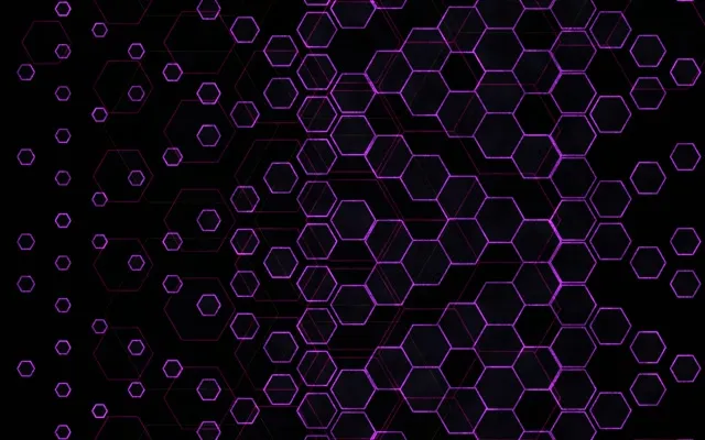 16:10 MacBook 60fps Hex Vortex Screensaver Live Wallpaper Purple