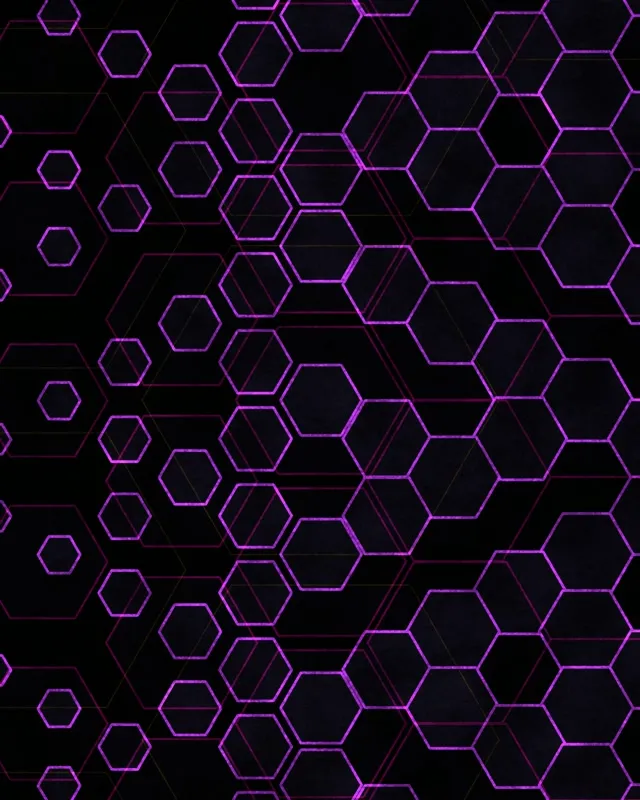 4:5 Instagram 60fps Purple Hexagon Vortex Screensaver Live Wallpaper