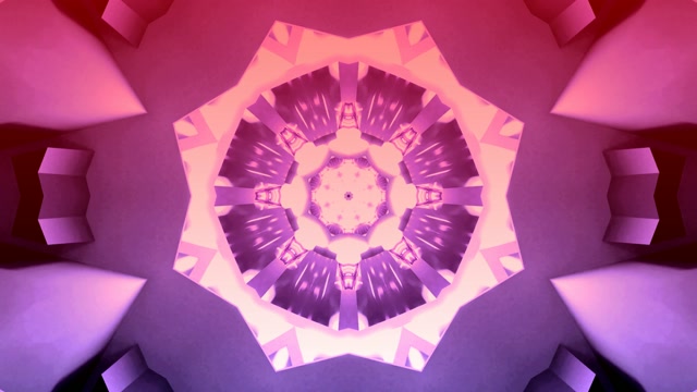 Pink Purple Neon Tunnel Screensaver 4K UHD 60fps VJ Loop