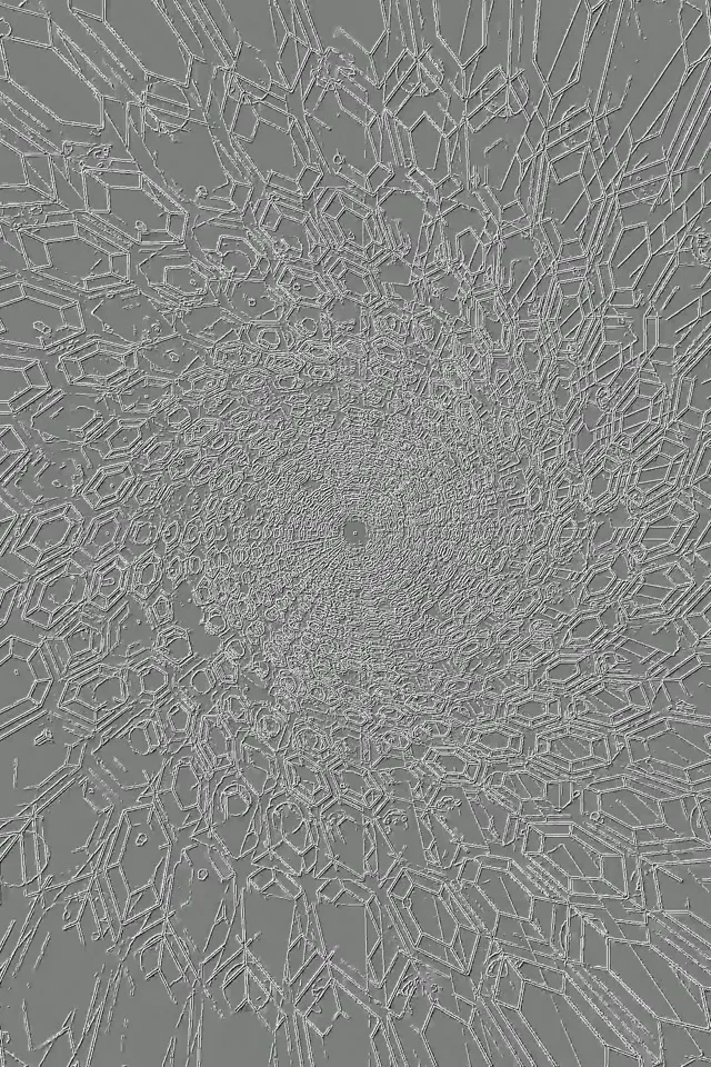 Neon Tunnel Crystal Voronoi Vortex 2:3 Photo Portrait 60fps Screensaver Vj Loop