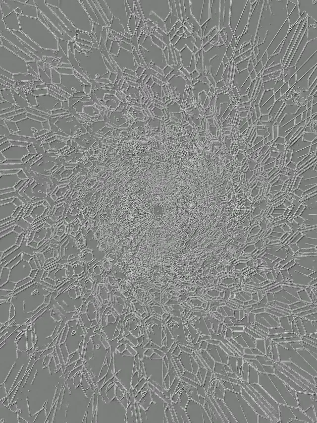 Neon Tunnel Crystal Polygon Vortex Screensaver 3:4 iPad Portrait 60fps Vj Loop