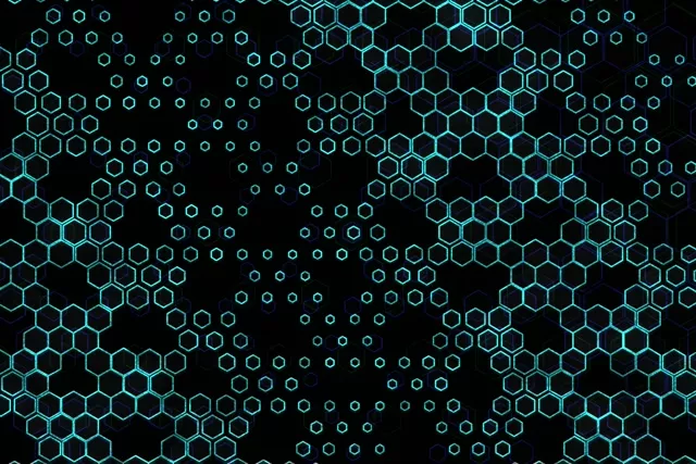 3:2 Surface 60fps Screensaver Neon Tunnel Live Wallpaper Cyan Hexagons