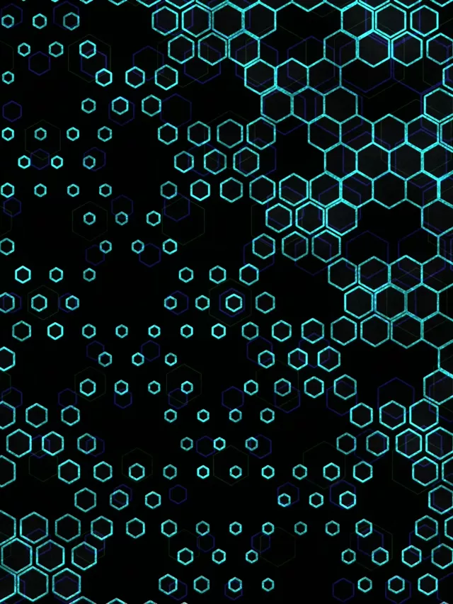 3:4 iPad Portrait 60fps Screensaver Neon Tunnel VJ Loop Cyan Geometric