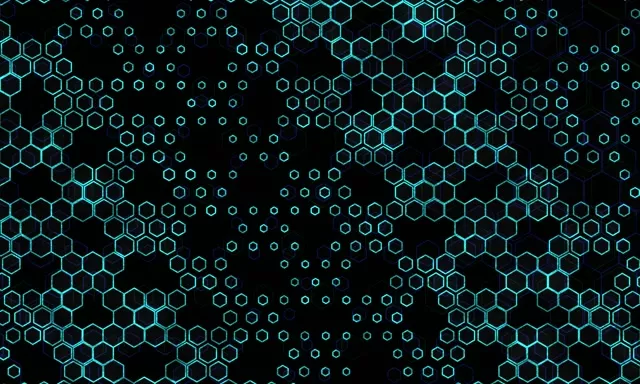 5:3 Wide 60fps Screensaver Neon Tunnel Motion Background Cyan Digital