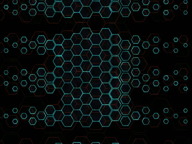 4:3 Classic 60fps screensaver neon tunnel background for edits geometric pattern