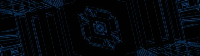 Blue Neon Tunnel Screensaver 32:9 Super Ultrawide 60fps VJ Loop