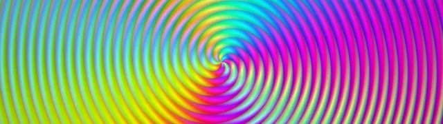 32:9 Super Ultrawide | 60fps Spiral Screensaver | Motion Background Rainbow Vortex