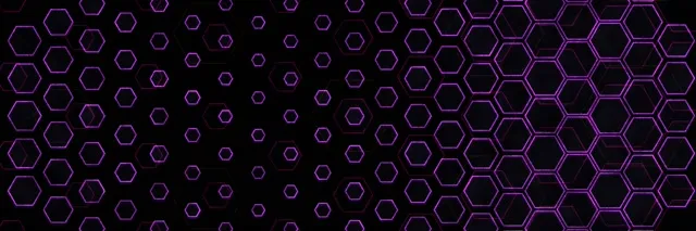 3:1 Triple Wide 60fps Screensaver Neon Tunnel VJ Loop Purple Geometric Flow