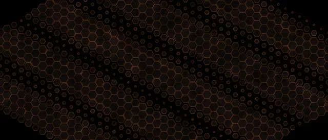 21:9 Ultrawide 60fps Screensaver Neon Tunnel Motion Background Brown Hexagon Particles
