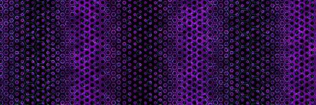 3:1 Triple Wide 60FPS Hexagon Kaleidoscope Screensaver - VJ Motion Loop