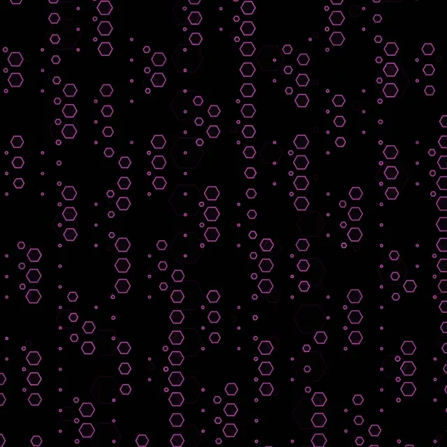 1:1 Square 60fps Hexagon Screensaver | Motion Background VJ Loop
