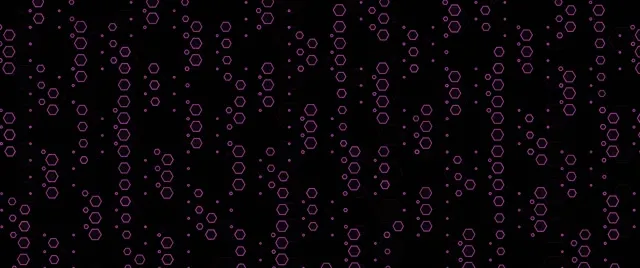 2.39:1 Cinemascope 60fps Hexagon Screensaver | VJ Neon Background