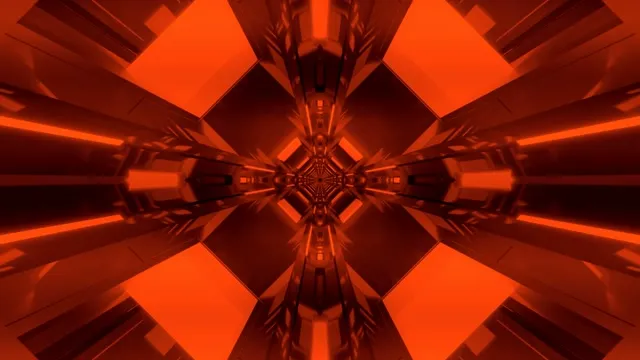 Red Neon Tunnel Screensaver 4K UHD 60fps Vj Loop