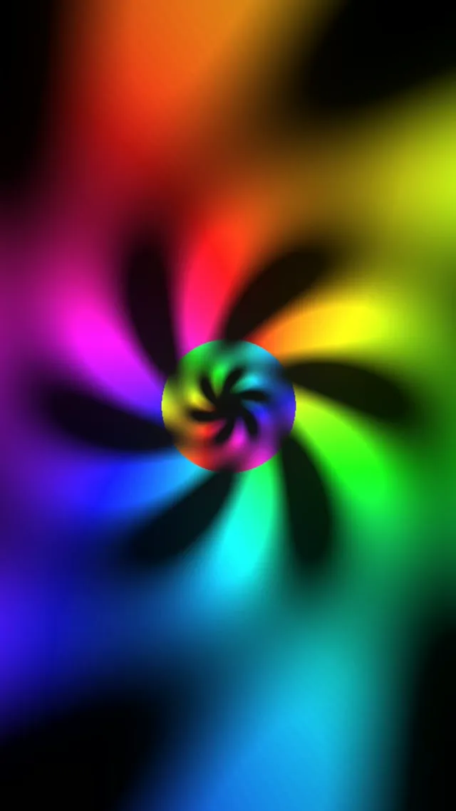 9:16 Reels 60fps Screensaver Neon Tunnel Motion Background Colorful Vortex