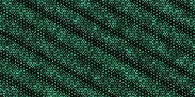 2:1 Univisium 60FPS Green Hexagon Tunnel Screensaver | VJ Loop Neon