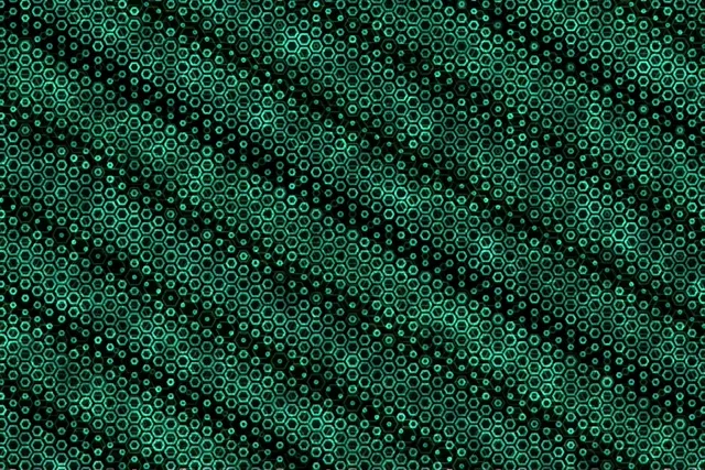 3:2 Surface 60FPS Green Hexagon Vortex Screensaver | Live Wallpaper VJ