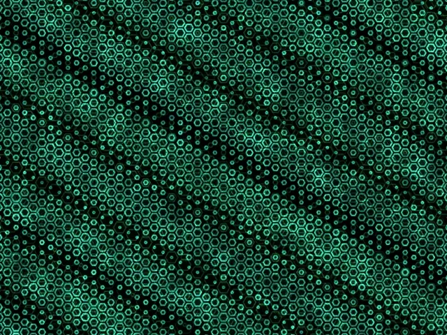 4:3 Classic 60FPS Neon Hexagon Grid Screensaver | VJ Animation Loop