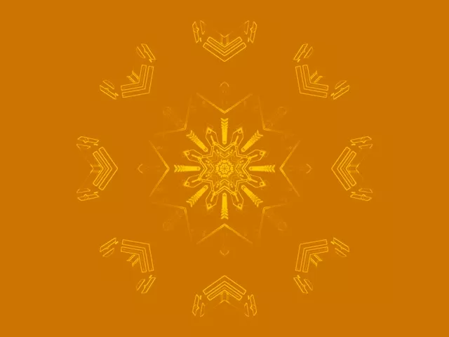 neon tunnel 4:3 classic 60fps screensaver golden symmetry vj loop