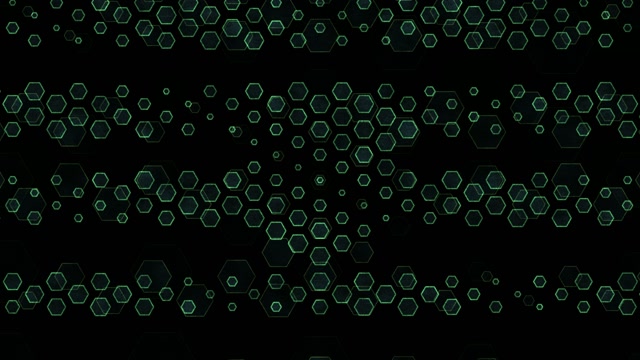 4K UHD 60fps Screensaver Windows 11 Neon Tunnel VJ Loop Green Hexagons