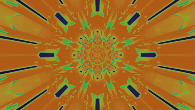 Blue Neon Tunnel VJ Animation 4K UHD 60FPS Screensaver PC