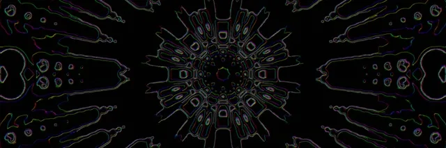 3:1 Neon Tunnel Spiraling Hexagon Vortex 60fps VJ Loop Screensaver