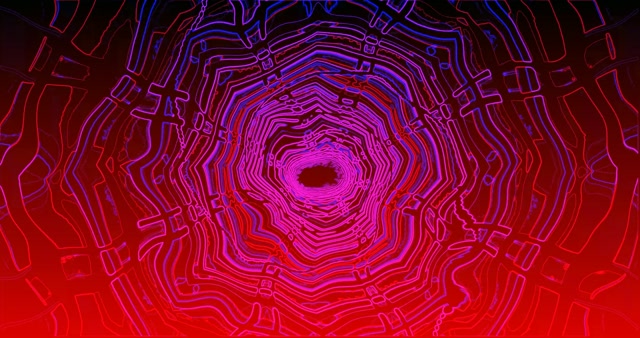 Neon Tunnel Vj Loop 4K UHD 60FPS Screensaver Live Wallpaper