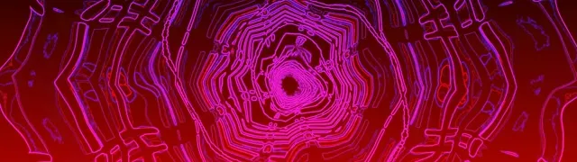 Pulsating Neon Tunnel VJ Loop 32:9 Ultrawide 60fps Screensaver