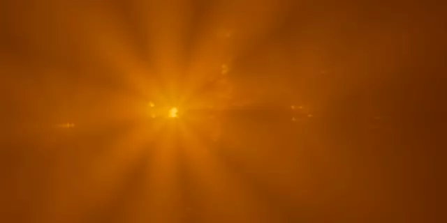 Golden Radiant Neon Tunnel VJ Loop 60fps 2:1 Screensaver