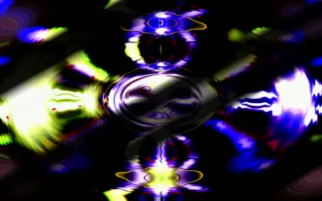 Neon Tunnel VJ Loop Pulsating Orbs 16:10 Macbook 60fps Screensaver