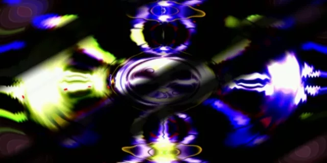 Neon Tunnel Pulsating Orb VJ Loop 2:1 Univisium 60fps Screensaver