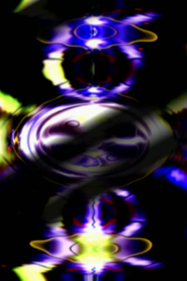 Neon Tunnel Pulsating Orb VJ Loop 2:3 Portrait 60fps Screensaver