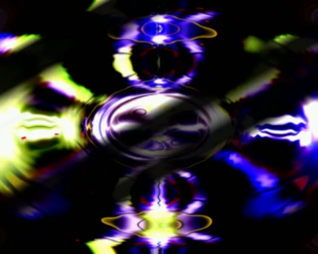 5:4 Industrial Neon Tunnel Pulsating Orb VJ Loop 60fps Screensaver