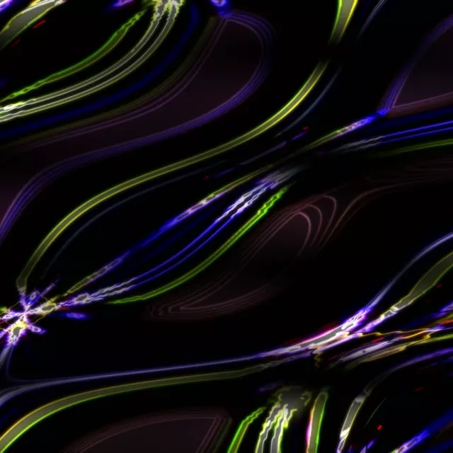 VJ Loop Neon Tunnel Flowing Light Streaks 1:1 Square 60fps Screensaver