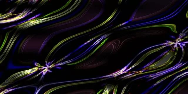 Neon Tunnel Pulsating Light Rays VJ Loop 2:1 Univisium 60fps Screensaver