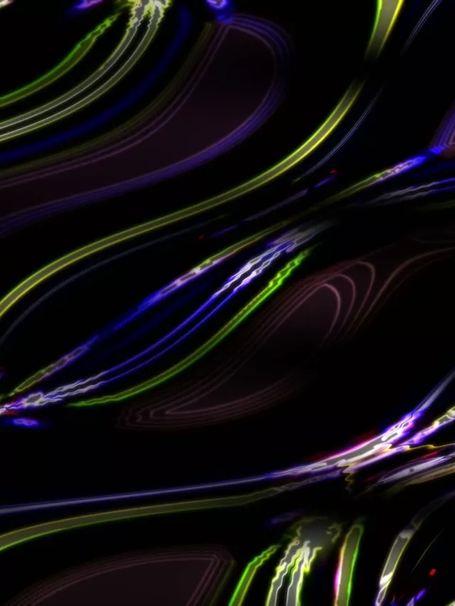 Neon Tunnel VJ Loop 3:4 iPad Portrait 60fps Screensaver Glowing Lines